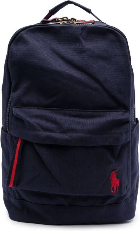 POLO RALPH LAUREN KIDS Rugzak met geborduurd logo Blauw