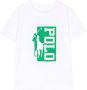 Ralph Lauren Kids T-shirt met logoprint Wit - Thumbnail 1