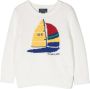 POLO RALPH LAUREN KIDS Intarsia trui Wit - Thumbnail 1