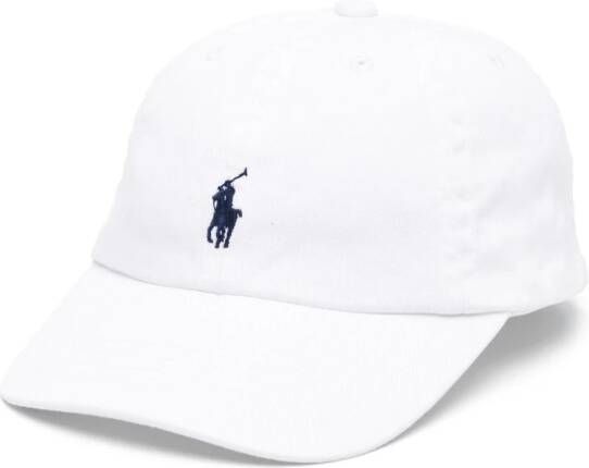 POLO RALPH LAUREN KIDS Pet met borduurwerk Wit