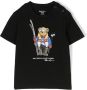Ralph Lauren Kids T-shirt met ronde hals Zwart - Thumbnail 1