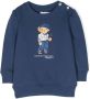 POLO RALPH LAUREN KIDS Sweater met teddybeerprint Blauw - Thumbnail 1
