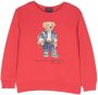 Ralph Lauren Kids Sweater met teddybeerprint Rood - Thumbnail 1