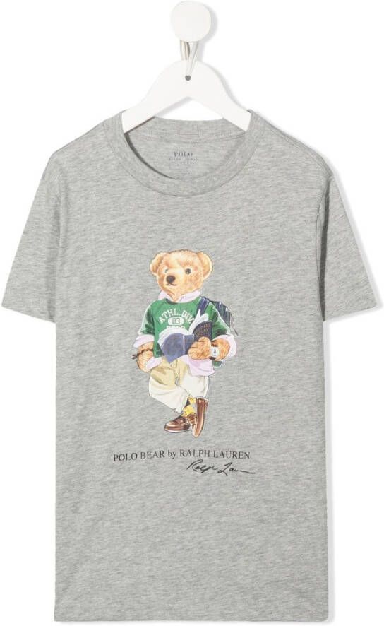 Ralph Lauren Kids T-shirt met print Grijs