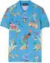 Ralph Lauren Kids Poloshirt met print Blauw - Thumbnail 1
