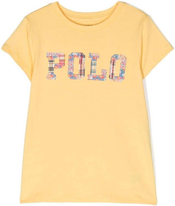 Ralph Lauren Kids T-shirt met print Geel