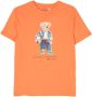 Ralph Lauren Kids T-shirt met polopatroon Oranje - Thumbnail 1