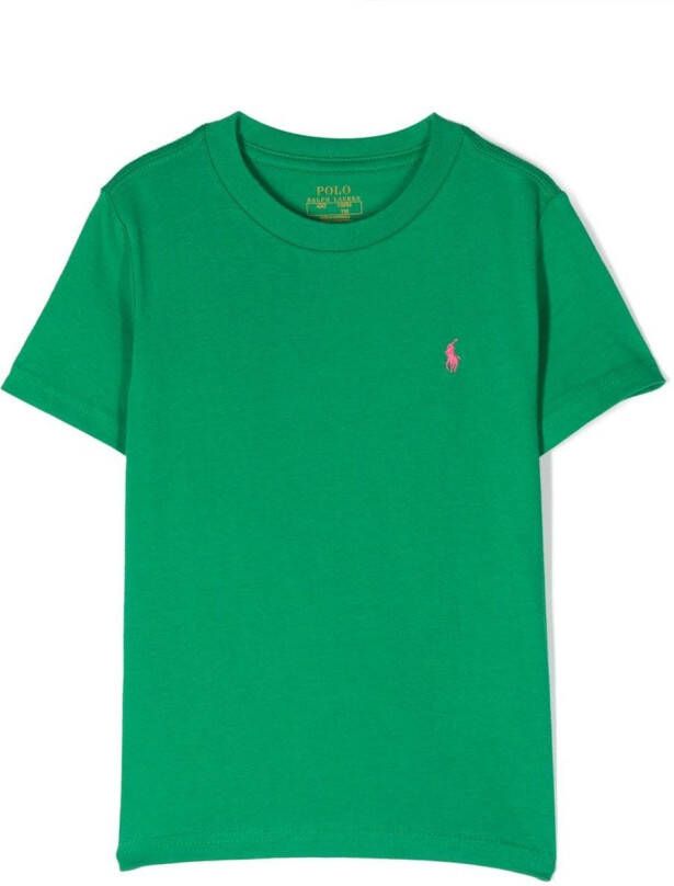 Ralph Lauren Kids Katoenen T-shirt Groen