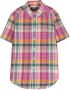 Ralph Lauren Kids Geruit shirt Roze - Thumbnail 1