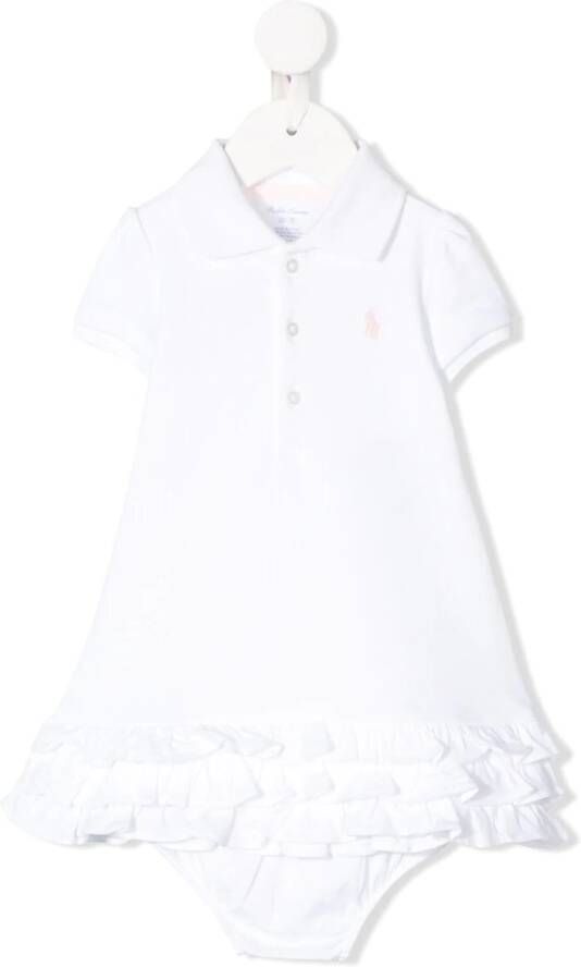 POLO RALPH LAUREN KIDS Polojurk met franje Wit