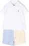 Ralph Lauren Kids Poloshirt en shorts set Wit - Thumbnail 1