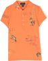 Ralph Lauren Kids Poloshirt met borduurwerk Oranje - Thumbnail 1