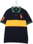 Ralph Lauren Kids Poloshirt met colourblocking Blauw - Thumbnail 1