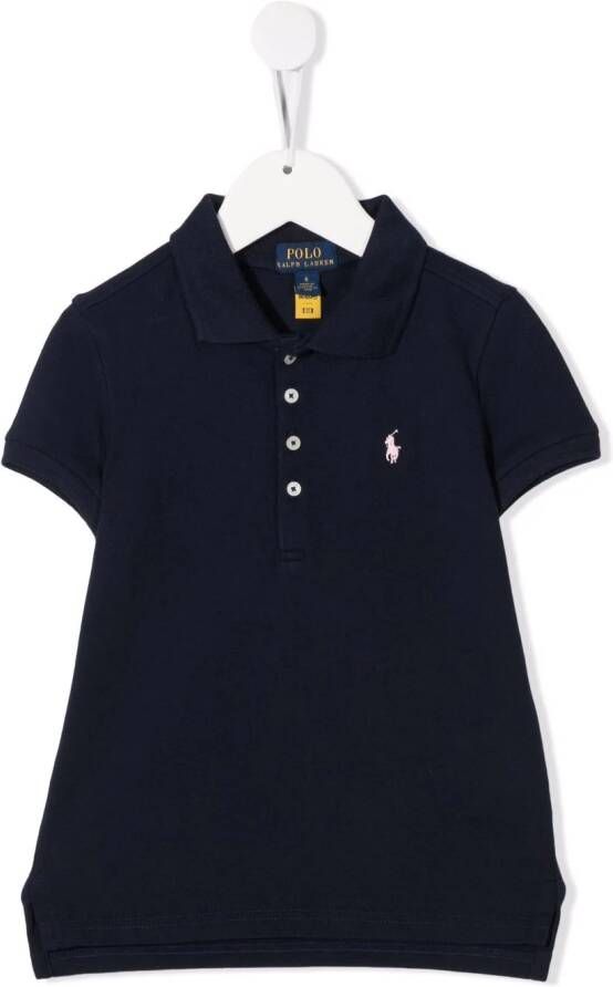 POLO RALPH LAUREN KIDS Poloshirt met geborduurd logo Blauw