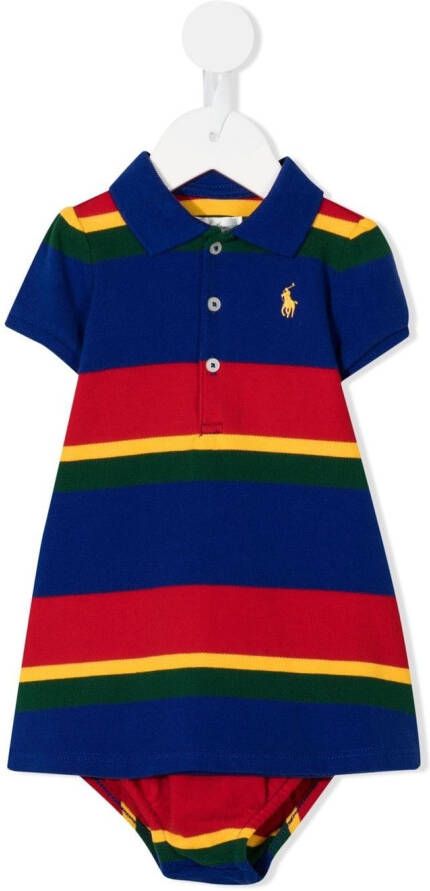 Ralph Lauren Kids Poloshirt met geborduurd logo Veelkleurig