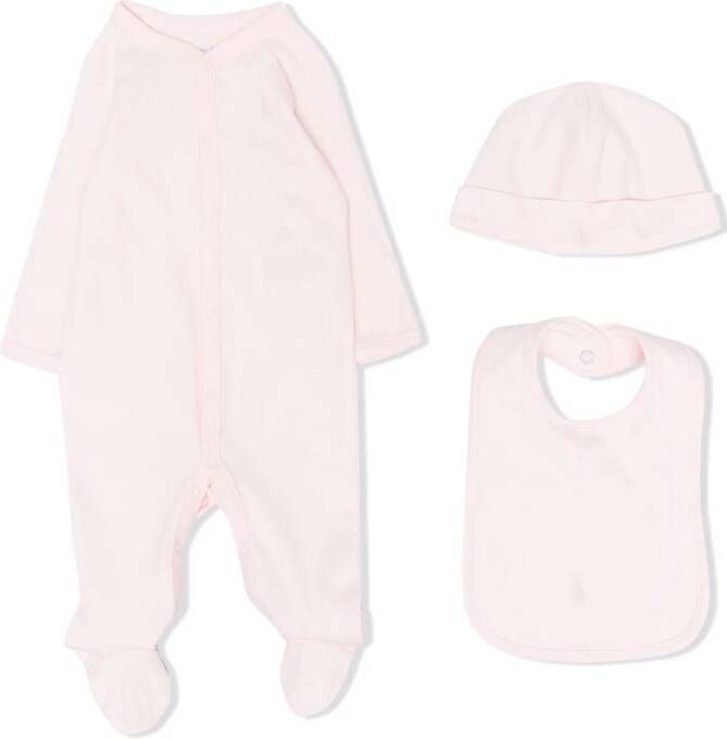 POLO RALPH LAUREN KIDS Set van vier rompers Roze