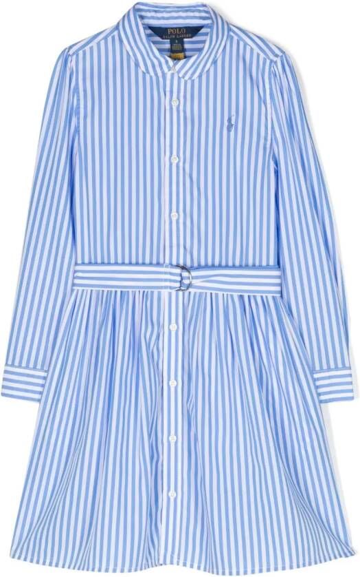 POLO RALPH LAUREN KIDS Shirtjurk met geborduurd logo Blauw