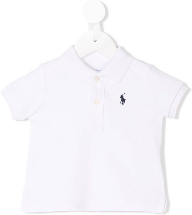 Ralph Lauren Kids short sleeve polo shirt Wit