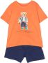 Ralph Lauren Kids Shorts met beerprint Oranje - Thumbnail 1