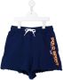 POLO RALPH LAUREN KIDS Shorts met franje Blauw - Thumbnail 1