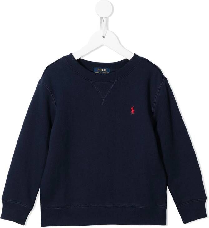 POLO RALPH LAUREN KIDS Sweater met borduurwerk Blauw