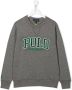 POLO RALPH LAUREN KIDS Sweater met logopatch Grijs - Thumbnail 1