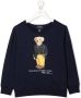 Ralph Lauren Kids Sweater met teddybeerprint kinderen katoen Polyester 10 Blauw - Thumbnail 1