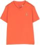 Ralph Lauren Kids T-shirt met borduurwerk Oranje - Thumbnail 1