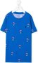 Ralph Lauren Kids T-shirt met flamingoprint Blauw - Thumbnail 1