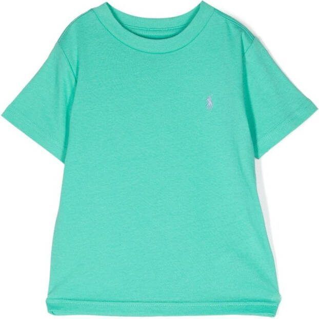 POLO RALPH LAUREN KIDS T-shirt met geborduurd logo Groen