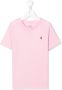 POLO RALPH LAUREN KIDS T-shirt met Pony-borduurwerk Roze - Thumbnail 1