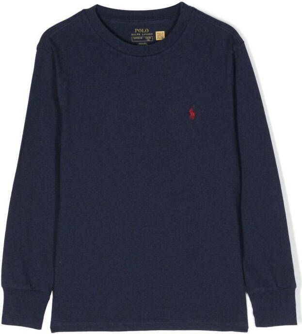POLO RALPH LAUREN KIDS T-shirt met logo-motief Blauw