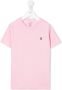 Ralph Lauren Kids T-shirt met logo Roze - Thumbnail 1