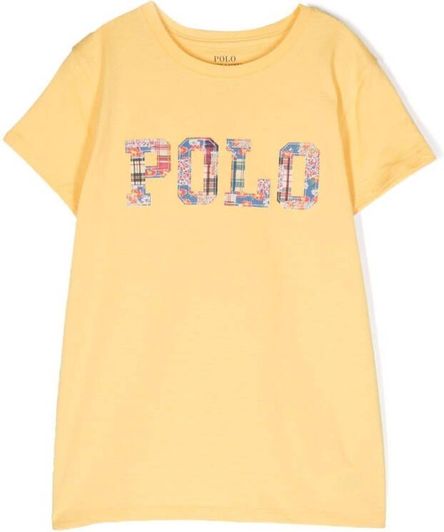 Ralph Lauren Kids T-shirt met print Geel