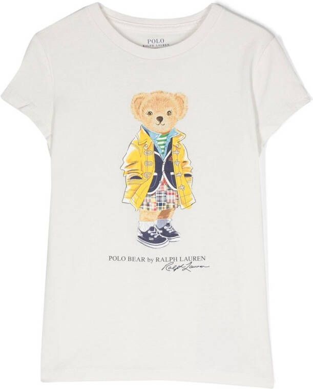 Ralph Lauren Kids T-shirt met print Wit