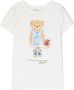 Ralph Lauren Kids T-shirt met teddybeerprint Wit - Thumbnail 1
