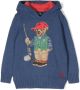 Ralph Lauren Kids Gebreide hoodie Blauw - Thumbnail 1