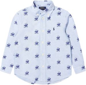 Ralph Lauren Kids Button-down blouse Blauw