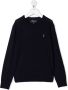 POLO RALPH LAUREN KIDS Trui met geborduurd logo Blauw - Thumbnail 1