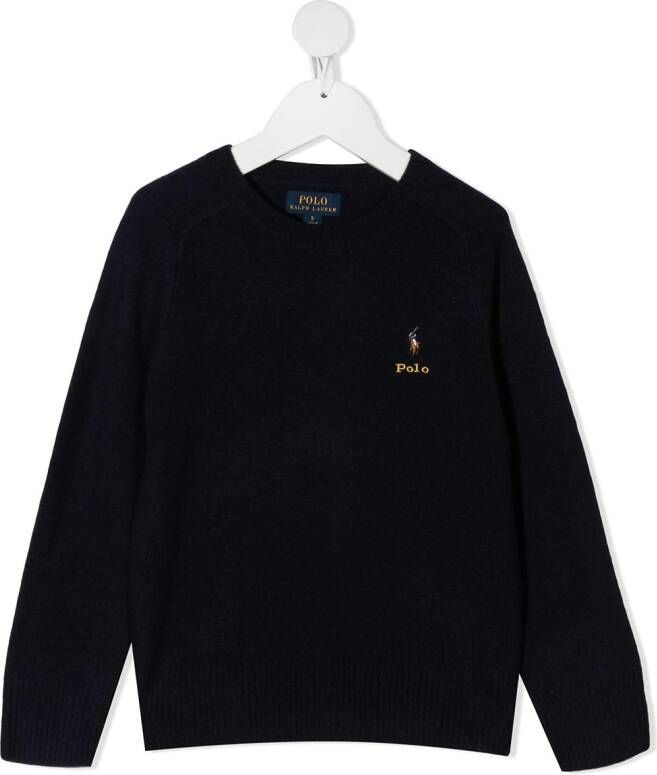 POLO RALPH LAUREN KIDS Trui met logo Blauw