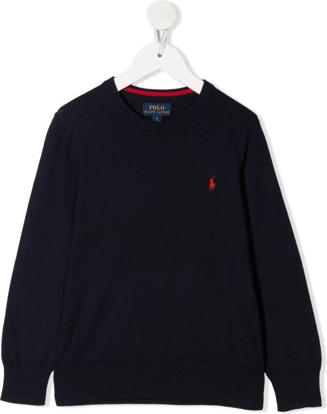 POLO RALPH LAUREN KIDS Trui met ronde hals Blauw