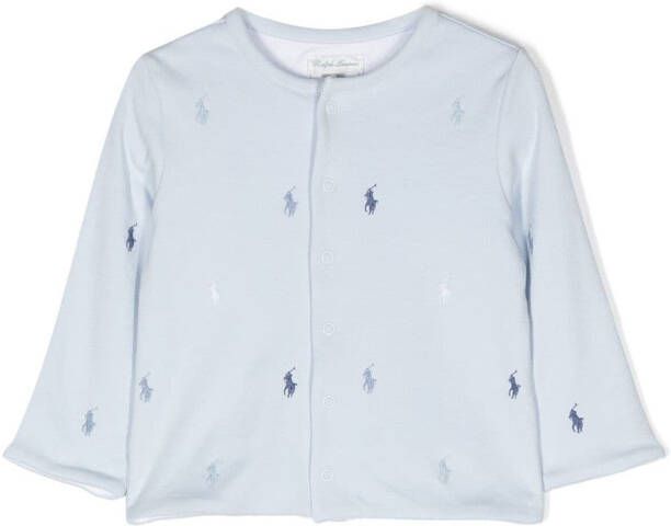 Ralph Lauren Kids Vest met print Blauw