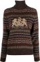 Ralph Lauren Collection Trui met geborduurd logo Bruin - Thumbnail 1