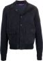 Ralph Lauren Purple Label Gebreid jack Blauw - Thumbnail 1