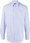 Ralph Lauren Purple Label Gestreept overhemd Blauw - Thumbnail 1