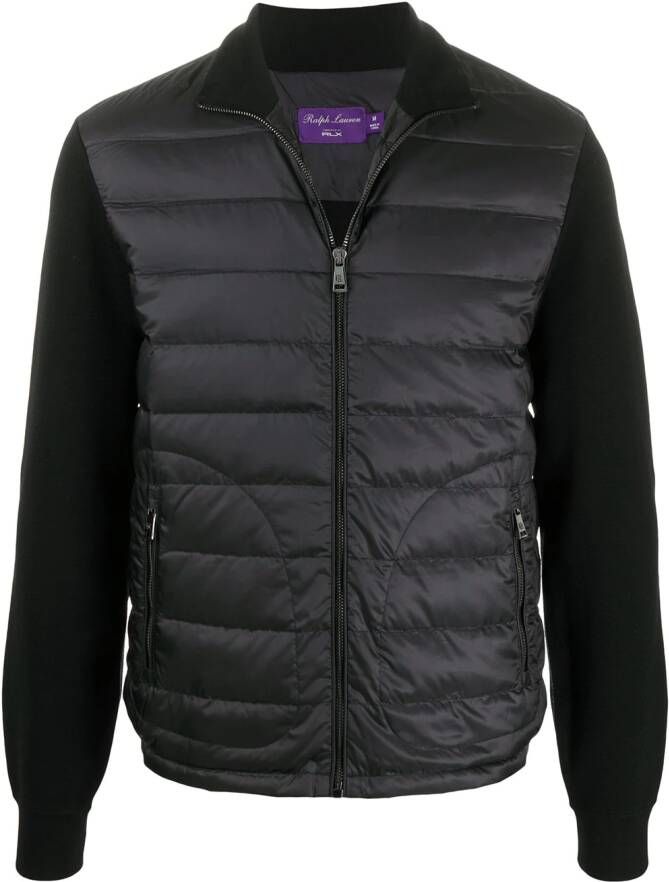 Ralph Lauren Purple Label Gewatteerd jack Zwart