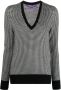 Ralph Lauren Collection Trui met V-hals Zwart - Thumbnail 1