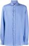 Ralph Lauren Purple Label Linnen overhemd Blauw - Thumbnail 1