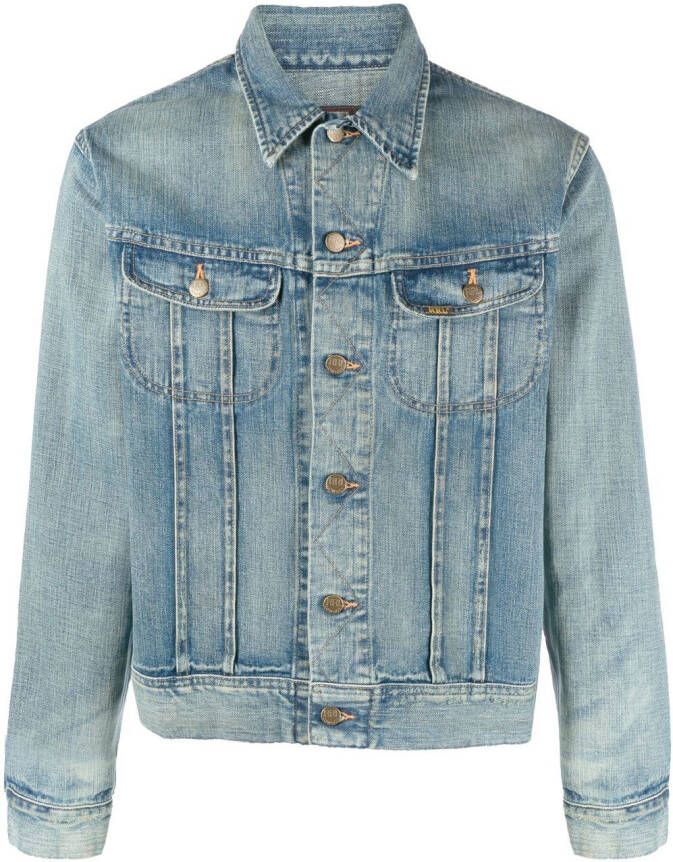 Ralph Lauren RRL Jack met knoopsluiting Blauw