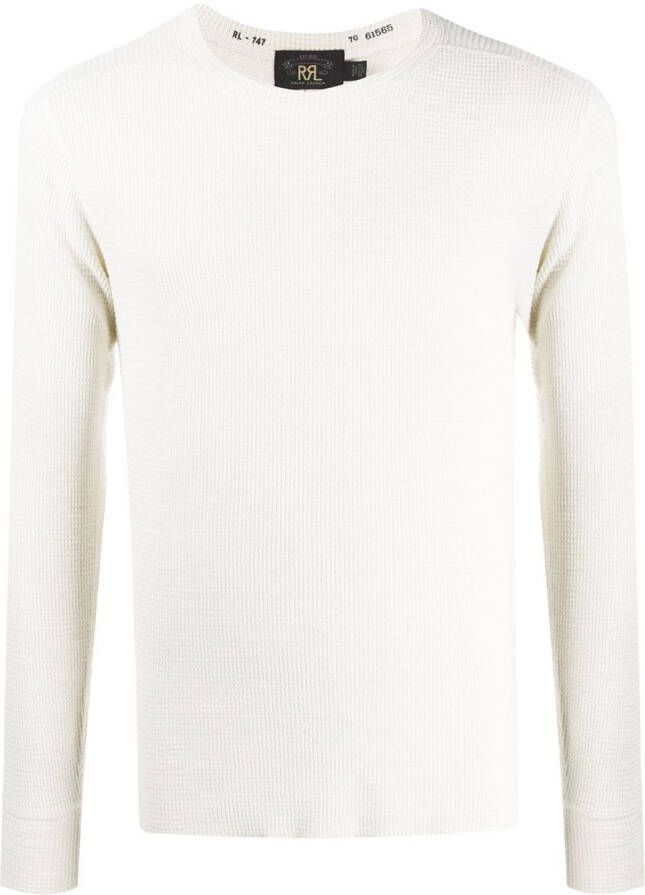 Ralph Lauren RRL Getextureerde sweater Wit